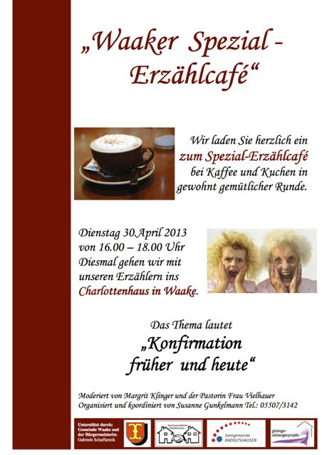 Erzaehlcafe Waake April 2013